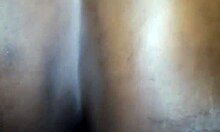 A girlfriend's pussy is pleasured to orgasm by a large penis