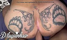 Big dick and tattooed Rabudo satisfies all gay buttplug dreams